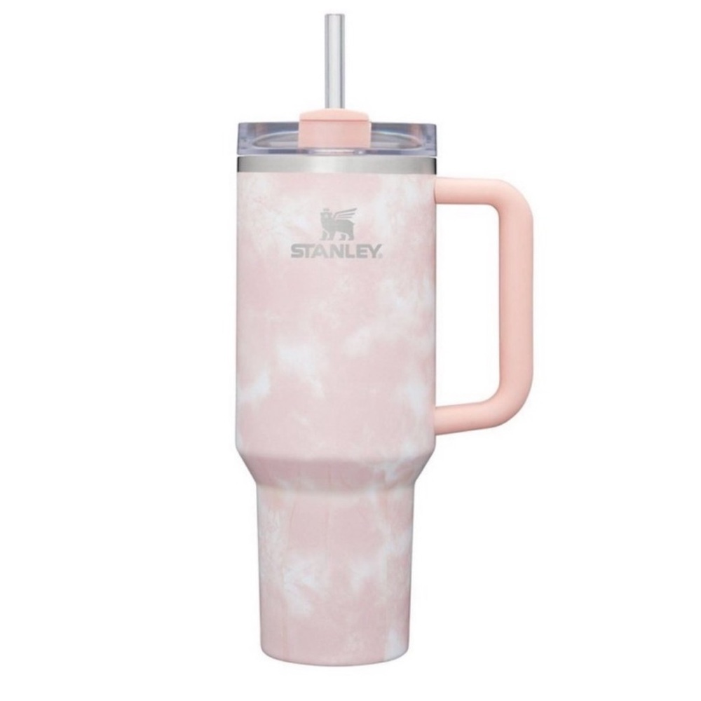 Stanley• New 40oz Quencher Peach Pink Tie Dye